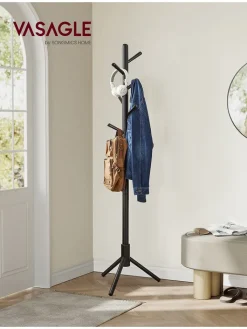 Songmics Regale & Schränke|Garderoben<Garderobenständer in Schwarz - (H)174,5 cm
