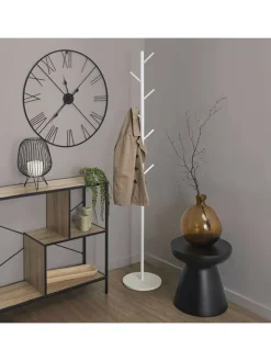 THE HOME DECO FACTORY Regale & Schränke|Garderoben<Garderobenständer in Weiß - (B)27 x (H)173 x (T)27 cm