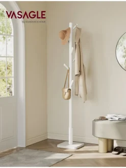 Songmics Garderoben|Regale & Schränke<Garderobenständer in Weiß - (H)173 cm