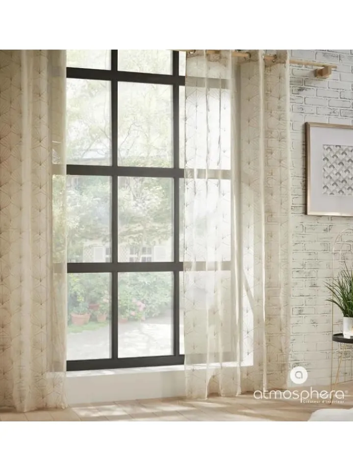 Atmosphera Créateur d'intérieur Gardinen, Jalousien & Rollos<Gardine in beige