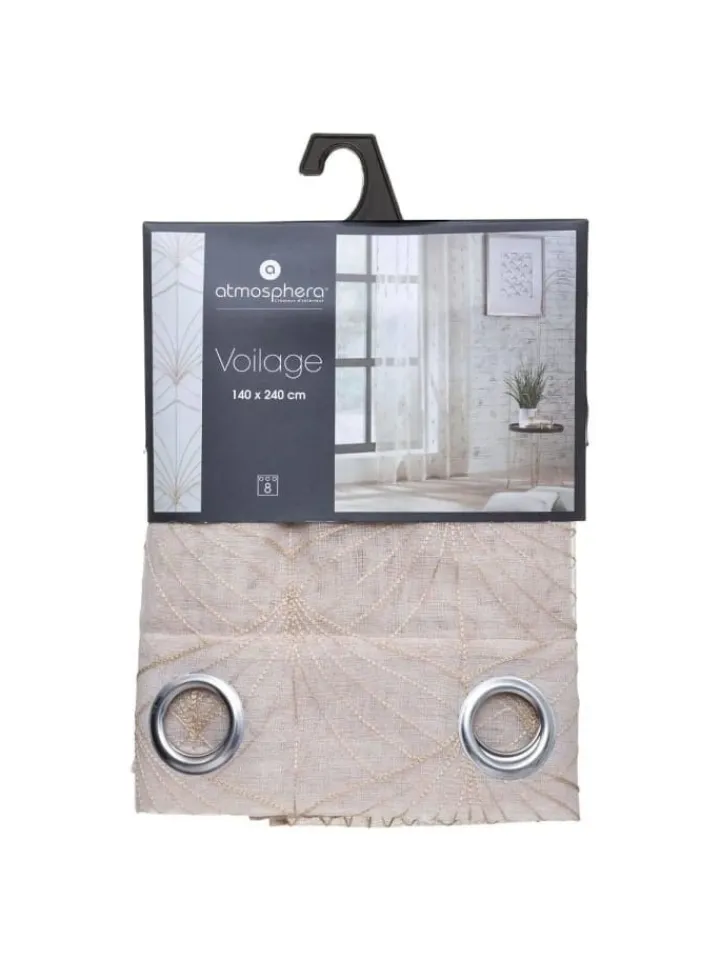 Atmosphera Créateur d'intérieur Gardinen, Jalousien & Rollos<Gardine in beige
