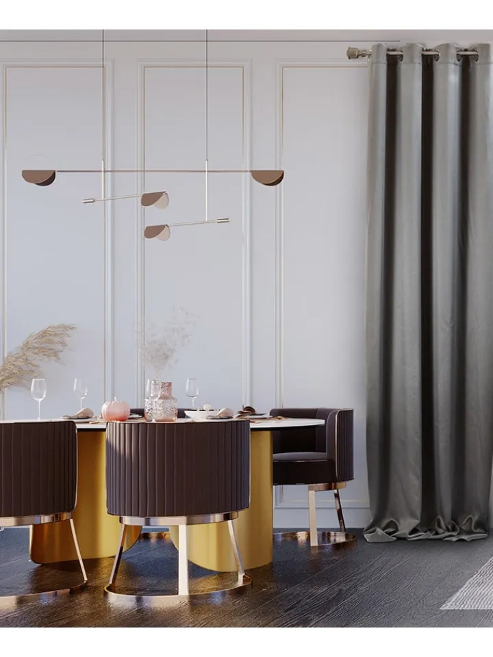 Chic Home Gardinen, Jalousien & Rollos<Gardine in Grau - (L)270 x (B)140 cm