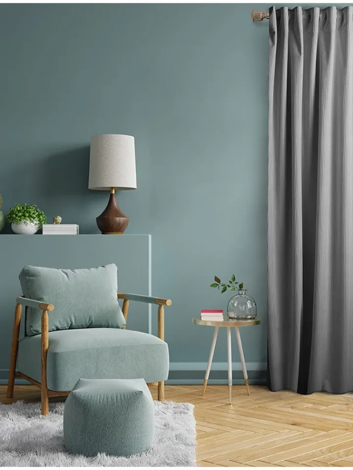 Chic Home Gardinen, Jalousien & Rollos<Gardine in Grau - (L)270 x (B)140 cm