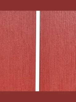 Beliani Gartenmöbel<Gartenbank ADIRONDACK in Rot - (W) 125 x (H) 91 x (L) 73 cm