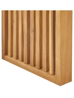 Beliani Gartenmöbel<Gartenbank BELLANO in Braun - (W) 105 x (H) 43 x (L) 35 cm
