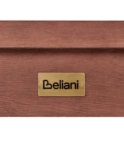 Beliani Gartenmöbel<Gartenbank TUSCANIA in Braun - (W) 160 x (H) 45 x (L) 35 cm