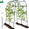 COSTWAY Pflanzen & Zubehör<Gartenbogen 230cm in Schwarz
