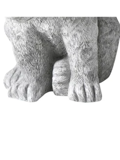 Beliani Gartendekoration<Gartenfigur BOWE in Grau - (W) 28 x (H) 36 x (L) 29 cm