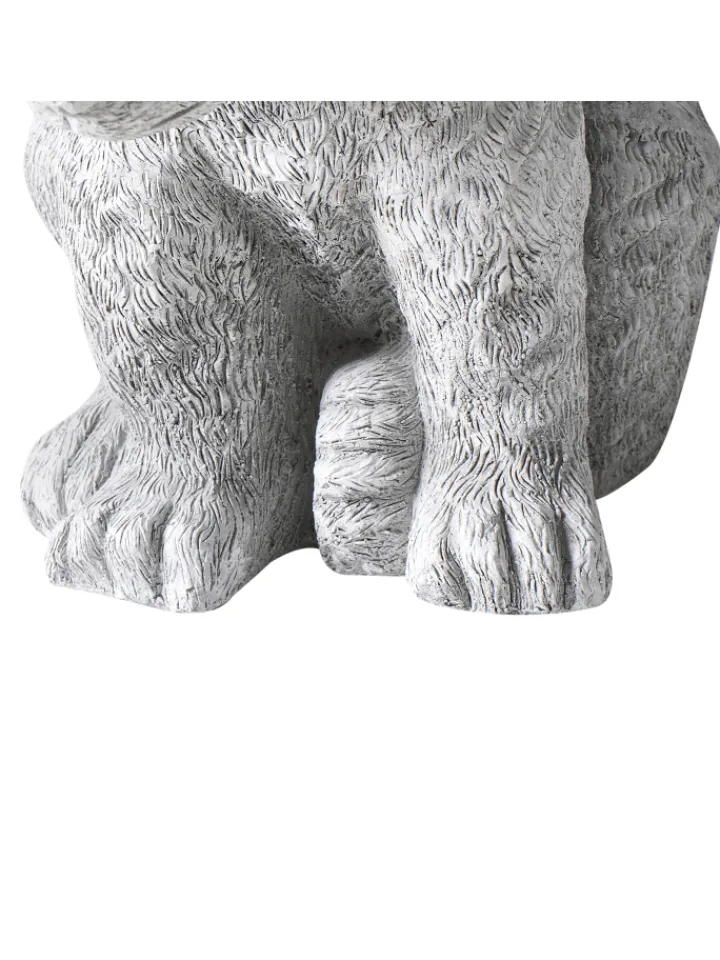 Beliani Gartendekoration<Gartenfigur BOWE in Grau - (W) 28 x (H) 36 x (L) 29 cm