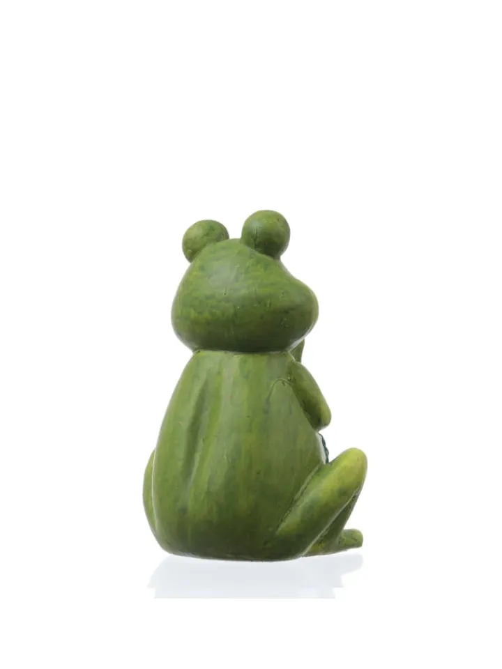 MARELIDA Gartendekoration<Gartenfigur Frosch Rosie Tierfigur für Beet Gartendeko H: 16cm in grün