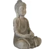 Beliani Gartendekoration<Gartenfigur VALLOIRE in Grau - (W) 24 x (H) 41 x (L) 19 cm
