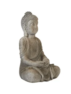 Beliani Gartendekoration<Gartenfigur VALLOIRE in Grau - (W) 24 x (H) 41 x (L) 19 cm