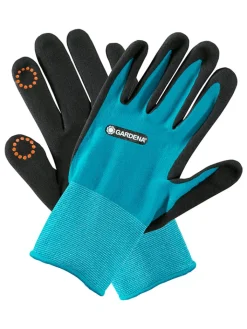 Gardena Gartendekoration<Gartenhandschuhe in Hellblau/ Schwarz - Größe XL