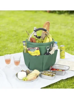 Wenko Kisten & Körbe<Gartenkorb "Maximex" in Grün - (H)26,5 x Ø 28 cm