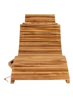 House Nordic Gartenmöbel<Gartenliege in Natur - (B)50 x (H)50 x (T)160 cm