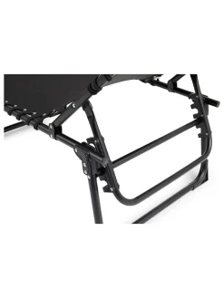Lifa Living Gartenmöbel<Gartenliege in Schwarz - (L)189 x (B)59 cm
