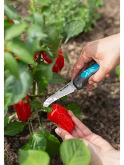 Gardena Gartendekoration<Gartenmesser "Veggie Cut" in Grau/ Hellblau