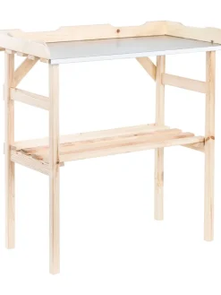 Garden Hero Pflanzen & Zubehör<Gartenpflanztisch in Natur - (B)82 x (H)78 x (T)38 cm