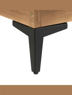 Beliani Gartenmöbel<Gartensofa CAVEZZO in Grau/Schwarz/Braun - (W) 254 x (H) 77 x (L) 150 cm