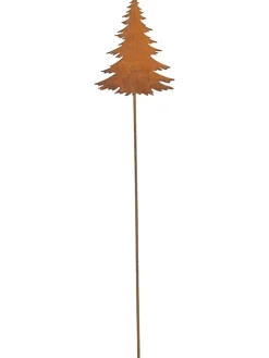 POSIWIO Gartendekoration<Gartenstab "Baum" in Hellbraun - (B)25 x (H)32,5 cm