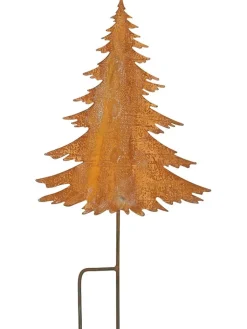 POSIWIO Gartendekoration|Gartendekoration<Gartenstab "Baum" in Hellbraun - (B)30 x (H)39 cm