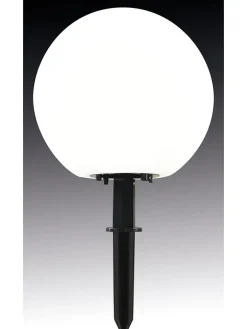 näve Außenbeleuchtung|Außenleuchten<Gartenstecker in Schwarz/ Weiß - (H)63 cm
