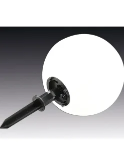 näve Außenbeleuchtung|Außenleuchten<Gartenstecker in Weiß/ Schwarz - (H)83 cm