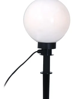 näve Außenbeleuchtung|Außenleuchten<Gartenstecker in Weiß/ Schwarz - (H)83 cm