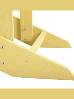 Beliani Gartenmöbel<Gartenstuhl ADIRONDACK in Gelb - (W) 75 x (H) 88 x (L) 88 cm