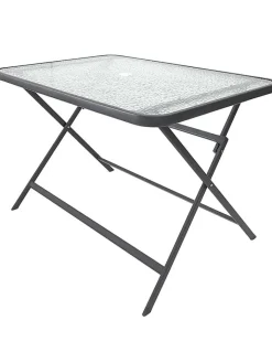 Garden Spirit Gartenmöbel<Gartentisch ''Formantera'' in Grau - (B)110 x (H)75 x (T)70 cm