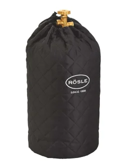 Rösle Grillen<Gasflaschenhülle in Schwarz - (B)20 x (H)30 cm