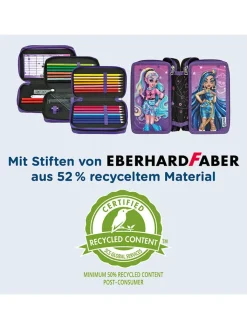 SCOOLI Büro- & Schulbedarf<Gefülltes Federmäppchen "Monster High" in Lila