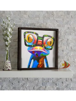 ABERTO DESIGN Wanddekoration<Gerahmter Kunstdruck - (B)34 x (H)34 cm
