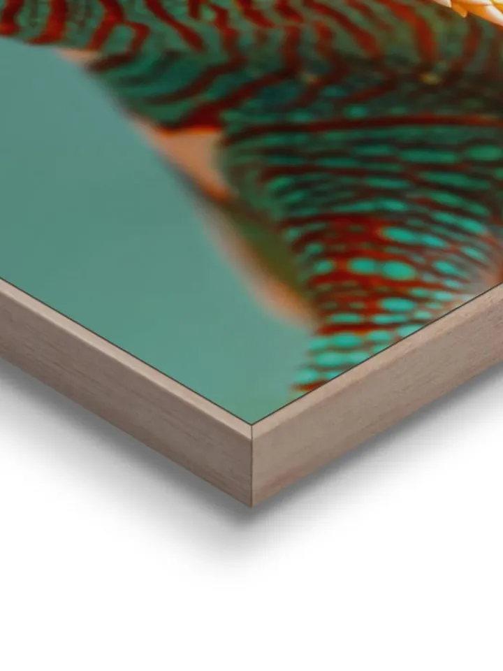 Orangewallz Wanddekoration<Gerahmter Kunstdruck "Karma Chameleon"