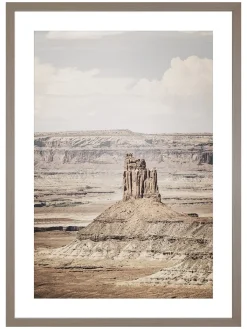 Ars Longa Wanddekoration<Gerahmter Kunstdruck "Rocks in Arizona" - (L)70 x (B)50 cm