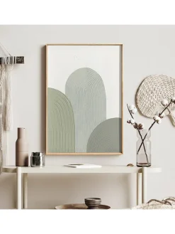 Orangewallz Wanddekoration<Gerahmtes 3D-Bild "Arches"