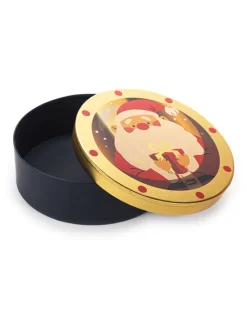 Tri-Coastal Design Partyzubehör & -Dekoration<Geschenkbox in Gold/ Rot - Ø 24,9 cm