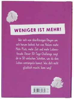 ars edition Bücher<Geschenkbuch "Ordentlich glücklich: 30-Tage-Aufräum-Challenge"