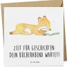 Mr. & Mrs. Panda Sonstige Gutscheine<Geschenkkarte Bücherabend Geschichten mit Spruch in Weiß