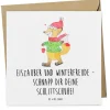 Mr. & Mrs. Panda Sonstige Gutscheine<Geschenkkarte Winter Schlittschuhlaufen mit Spruch in Weiß