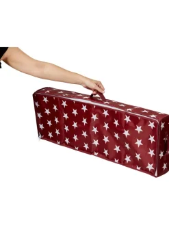 STORE IT Kisten & Körbe<Geschenkpapier-Organizer in Weinrot - (B)90 x (H)12 x (T)30 cm