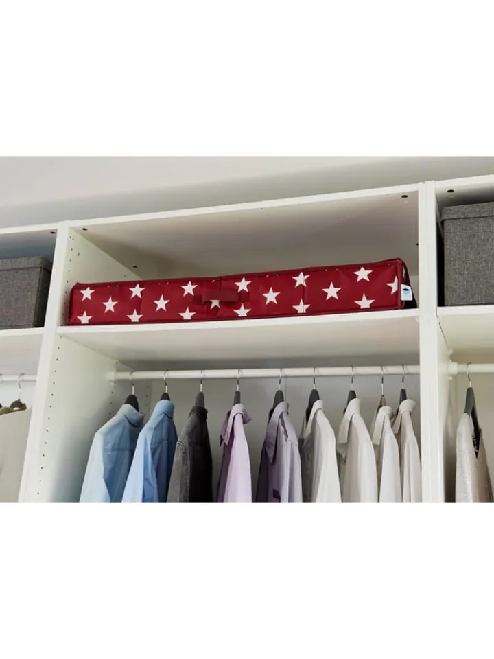 STORE IT Kisten & Körbe<Geschenkpapier-Organizer in Weinrot - (B)90 x (H)12 x (T)30 cm