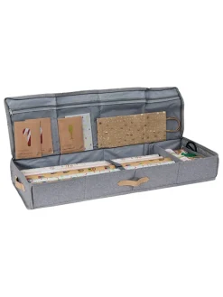 STORE IT Kisten & Körbe<Geschenkpapier-Organizer "Premium" in Hellgrau - (B)90 x (H)12 x (T)30 cm