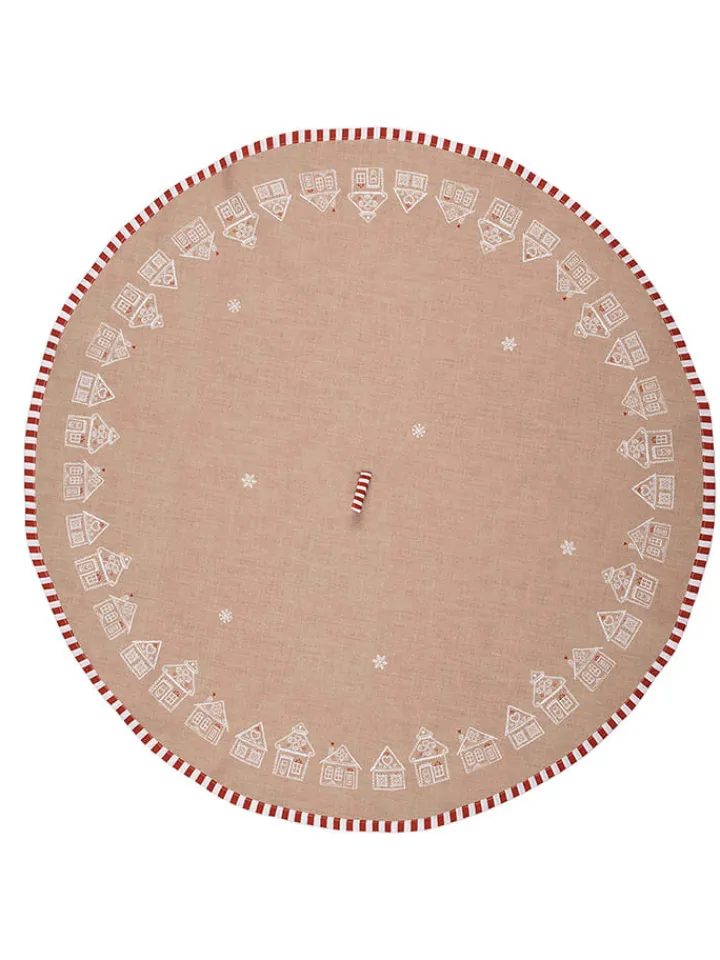 Clayre & Eef Küchentextilien|Tisch- & Küchentextilien<Geschirrtuch in Beige - Ø 80 cm