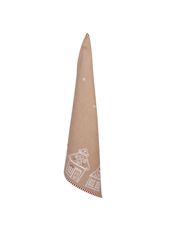 Clayre & Eef Küchentextilien<Geschirrtuch in Beige - (L)70 x (B)50 cm