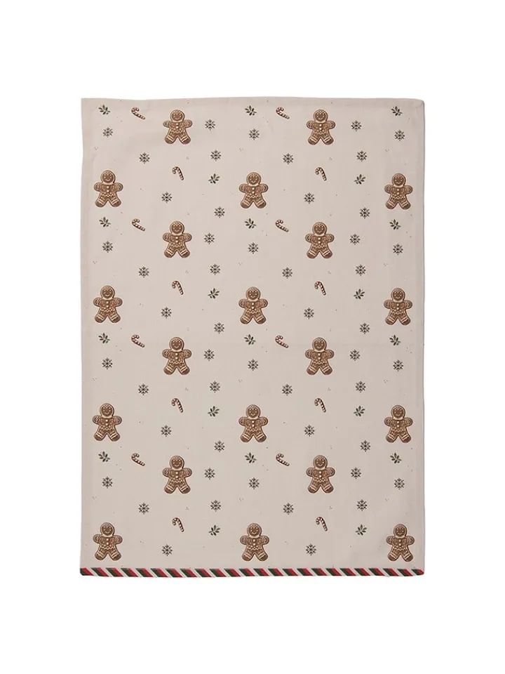Clayre & Eef Küchentextilien|Tisch- & Küchentextilien<Geschirrtuch in Beige/ Hellbraun - (L)70 x (B)50 cm