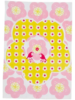 Overbeck and Friends Küchentextilien<Geschirrtuch "Mimi" in Gelb/ Rosa - (B)70 x (H)50 cm