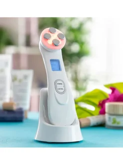 InnovaGoods Pflege & Gesundheit<Gesichtsmassagegerät in Weiß - (B)5 x (H)17 x (T)5 cm