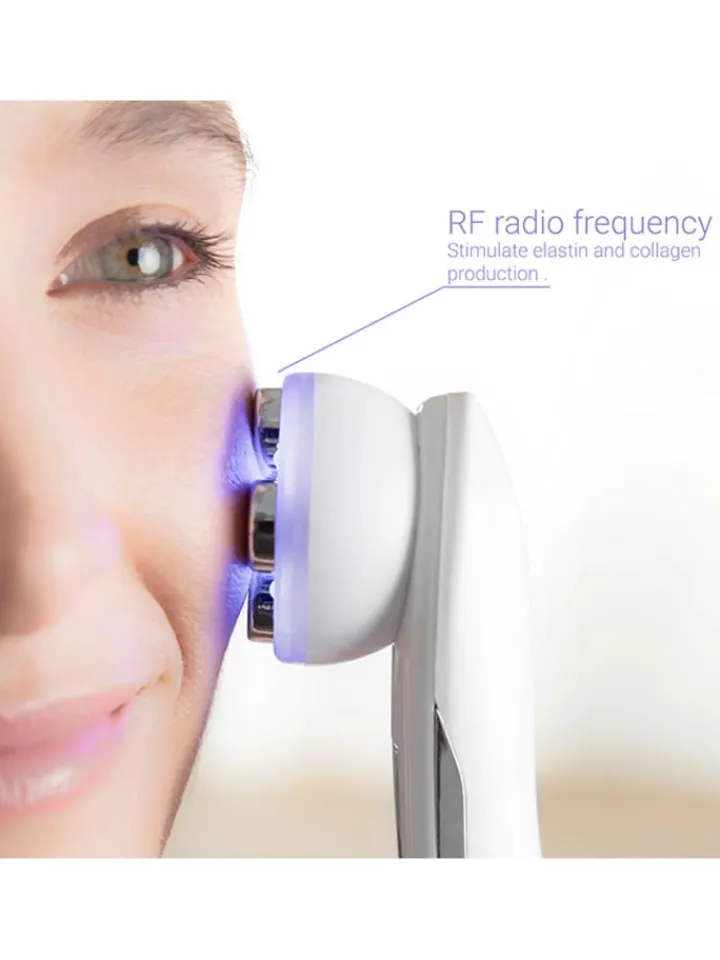 InnovaGoods Pflege & Gesundheit<Gesichtsmassagegerät in Weiß - (B)5 x (H)17 x (T)5 cm