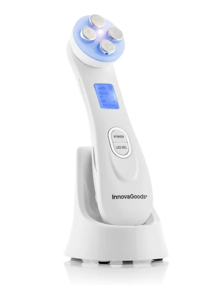 InnovaGoods Pflege & Gesundheit<Gesichtsmassagegerät in Weiß - (B)5 x (H)17 x (T)5 cm